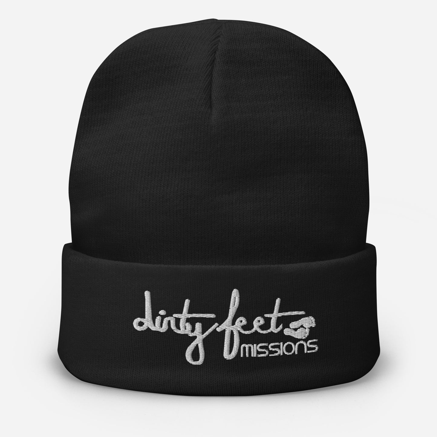Dirty Feet Classic Embroidered Beanie