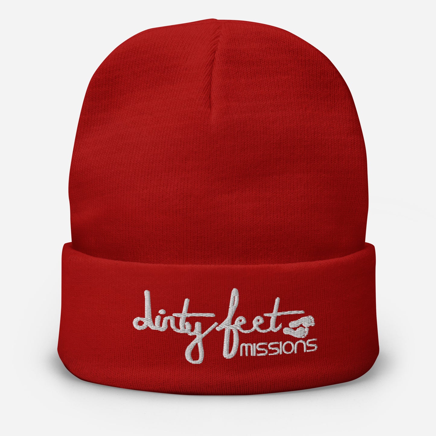 Dirty Feet Classic Embroidered Beanie