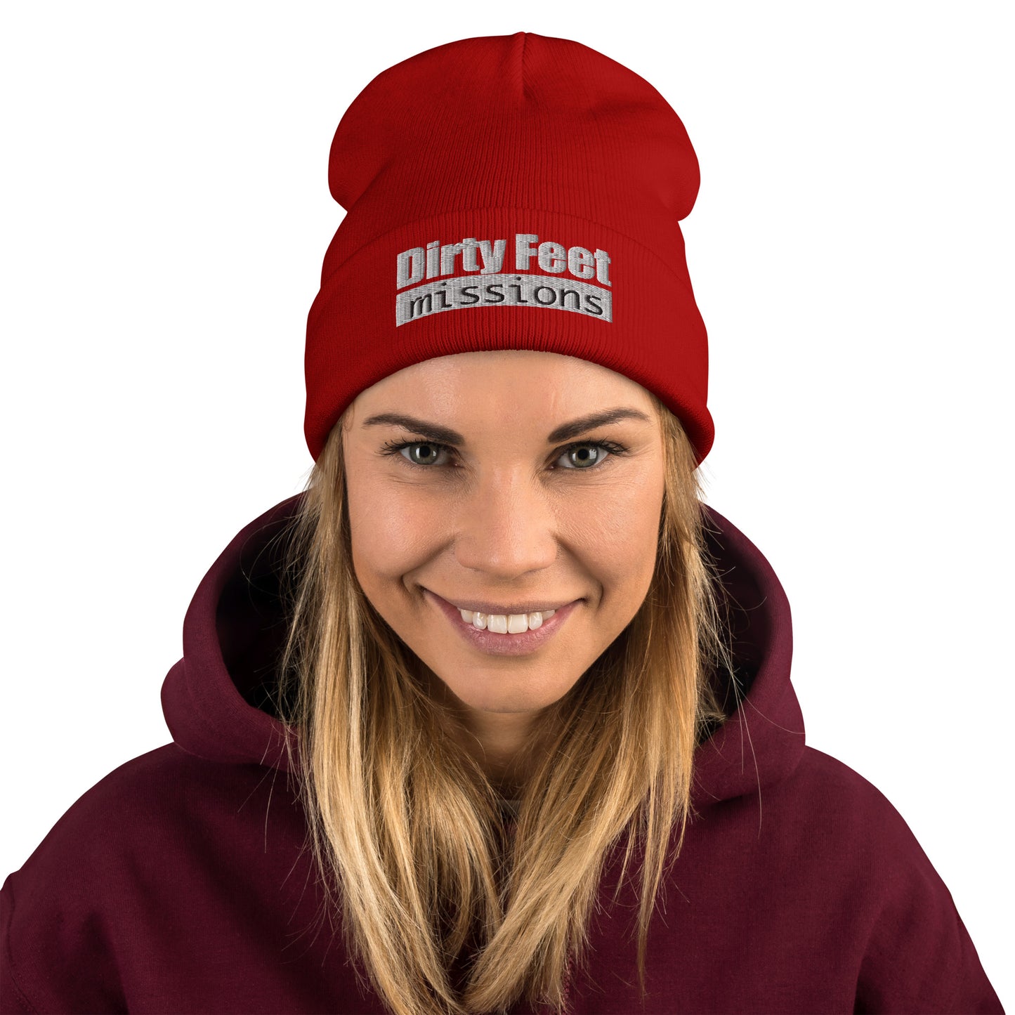 New DFM Logo Embroidered Beanie