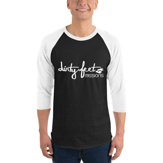 Dirty Feet Classic 3/4 sleeve raglan shirt