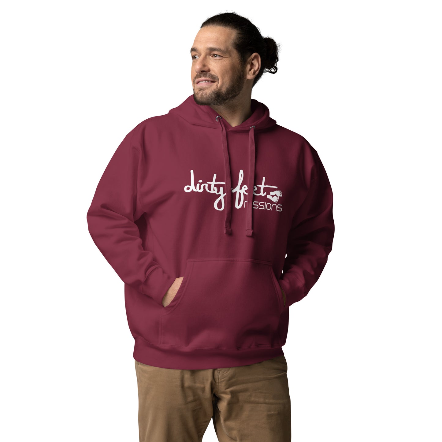 Dirty Feet Classic Unisex Hoodie