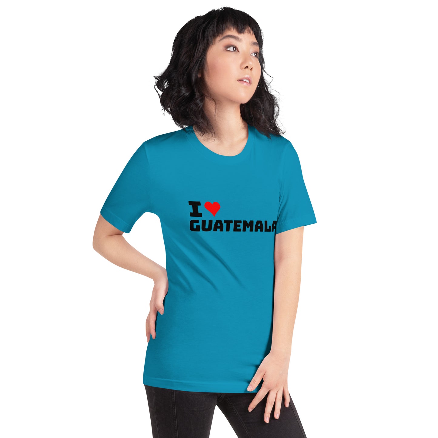 I Love Guatemala Unisex t-shirt