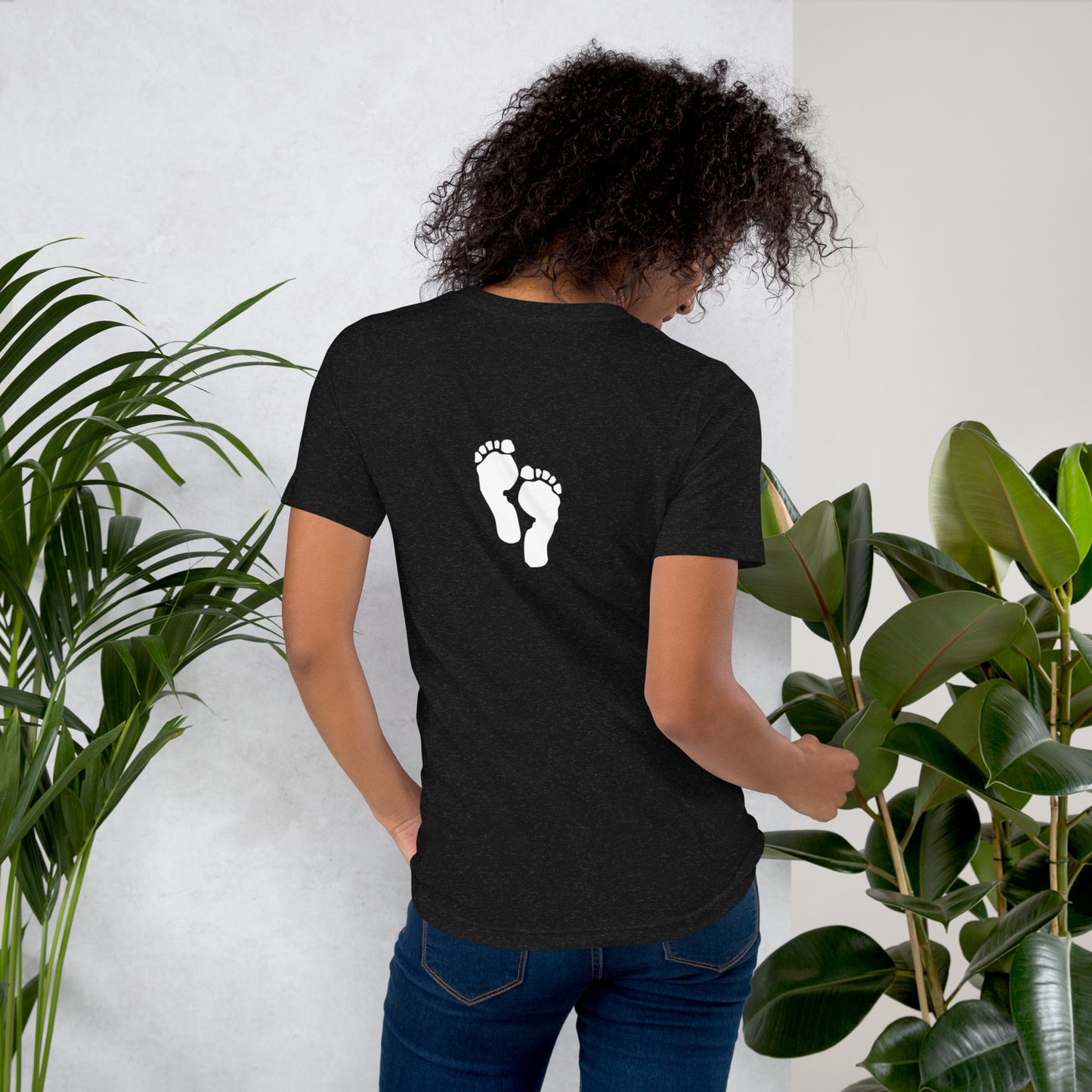 DFM Feet on Back Unisex t-shirt