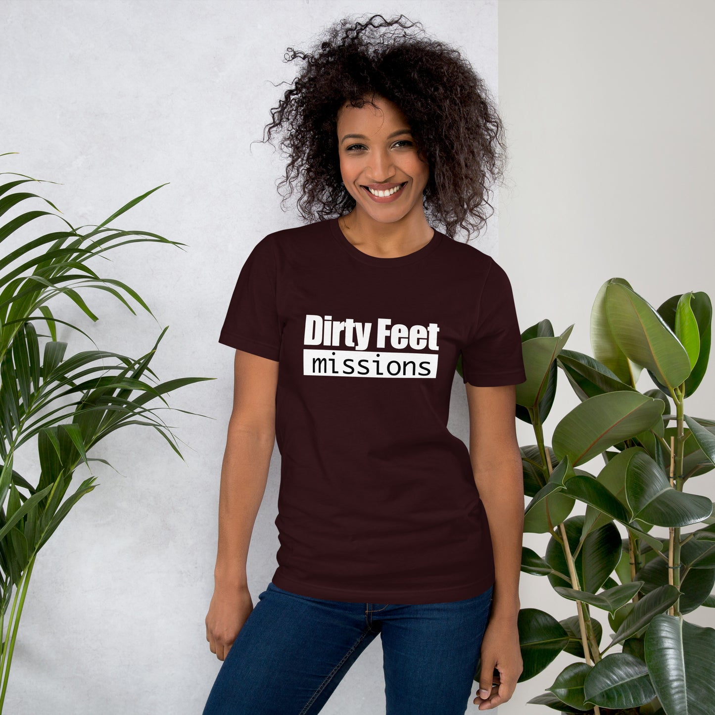 DFM Feet on Back Unisex t-shirt