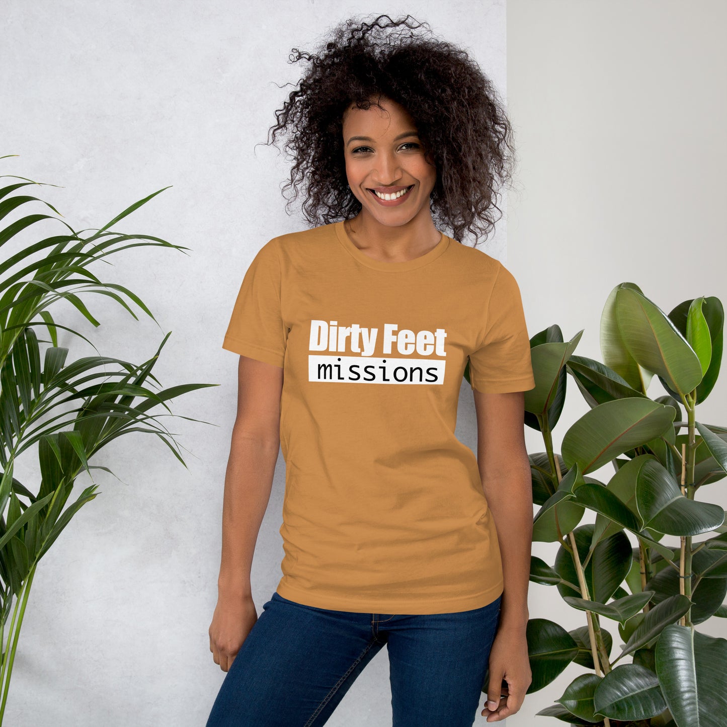 DFM Feet on Back Unisex t-shirt