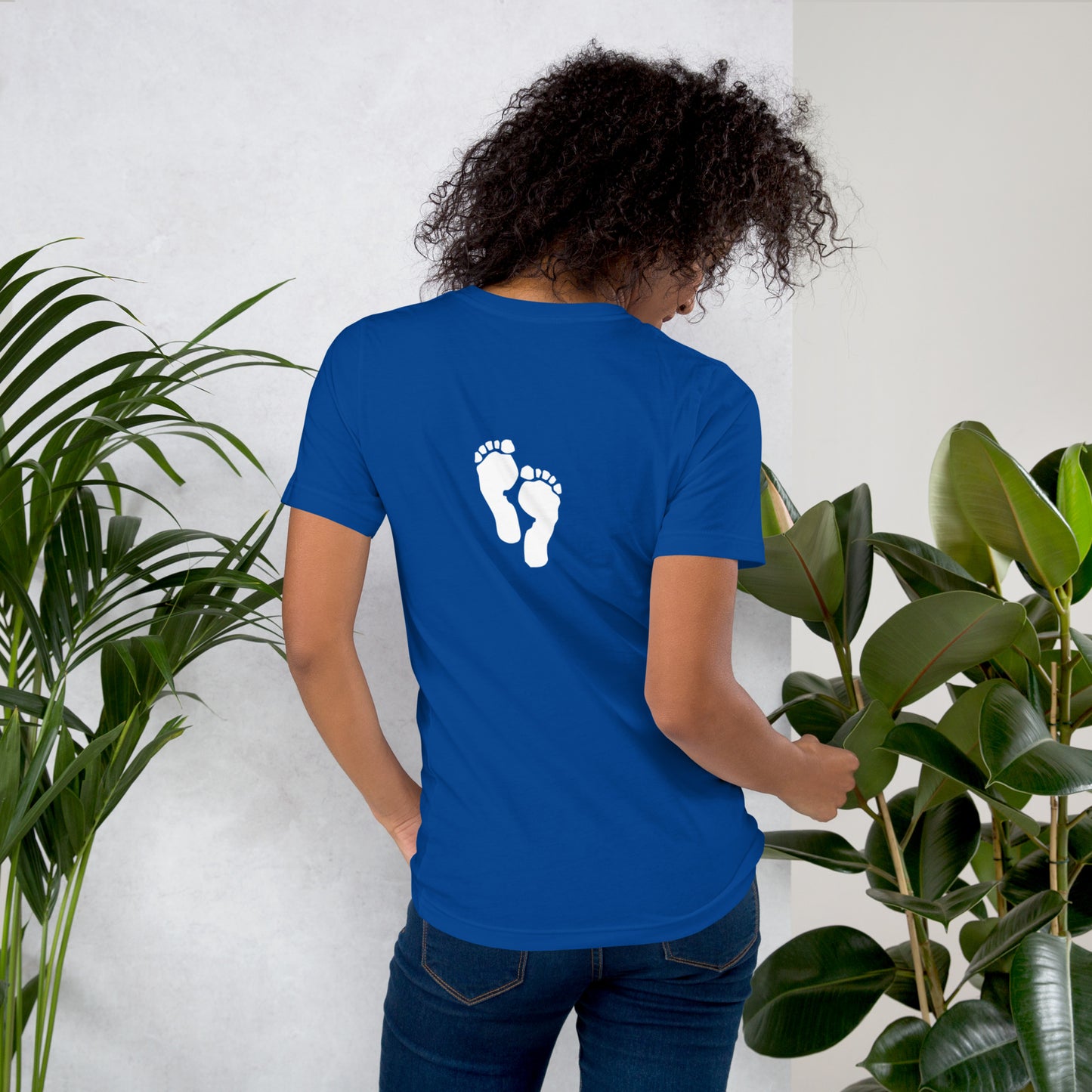 DFM Feet on Back Unisex t-shirt